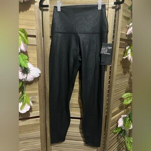 90 Degree By Reflex Vintage Lux Leather Look Super High Rise Leggings